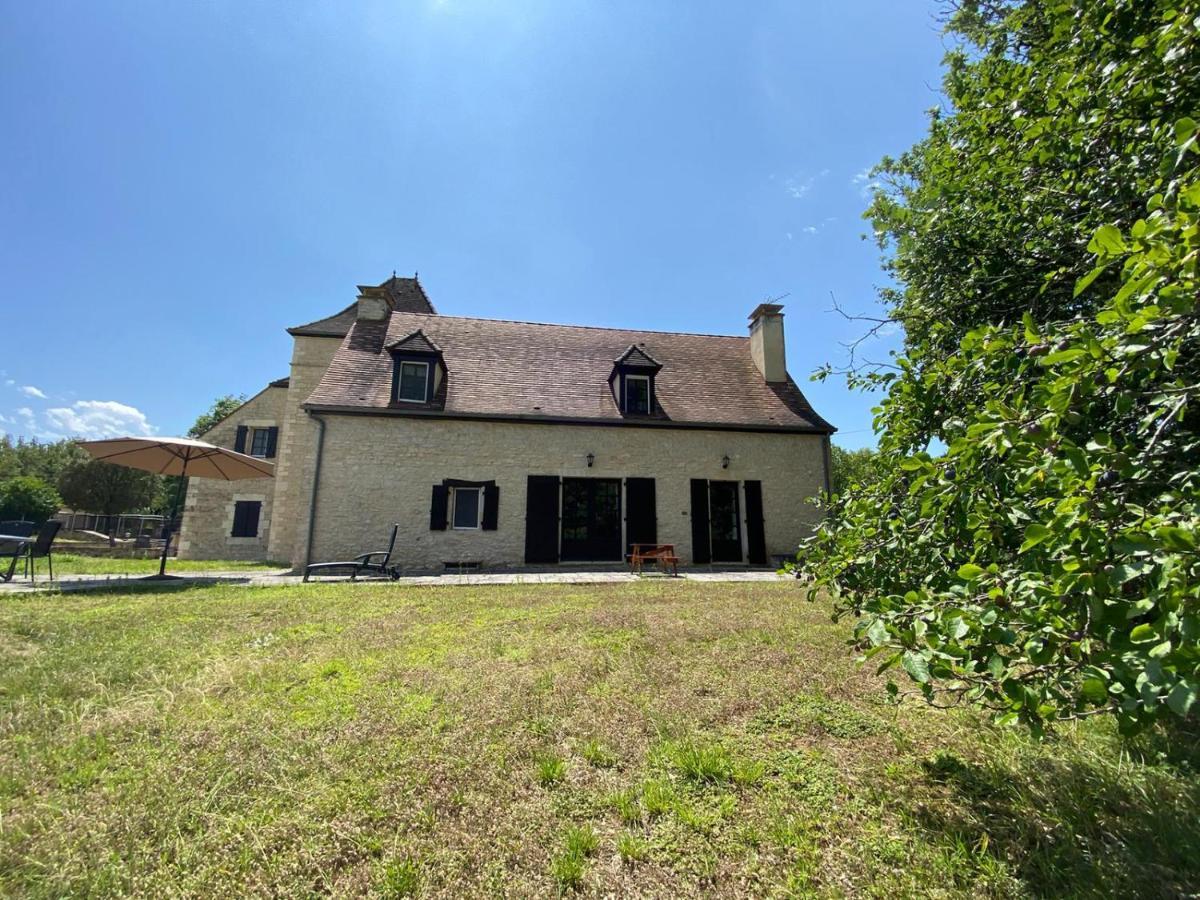 Domainerossignol Acacia Villa Gourdon-en-quercy Eksteriør bilde