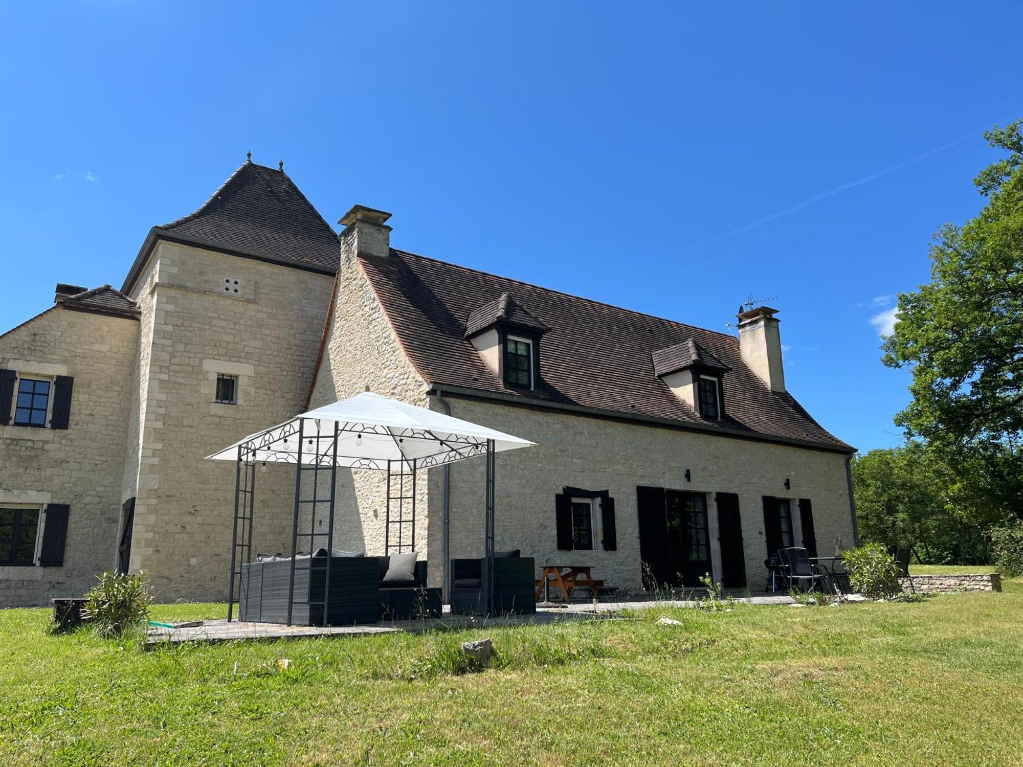 Domainerossignol Acacia Villa Gourdon-en-quercy Eksteriør bilde