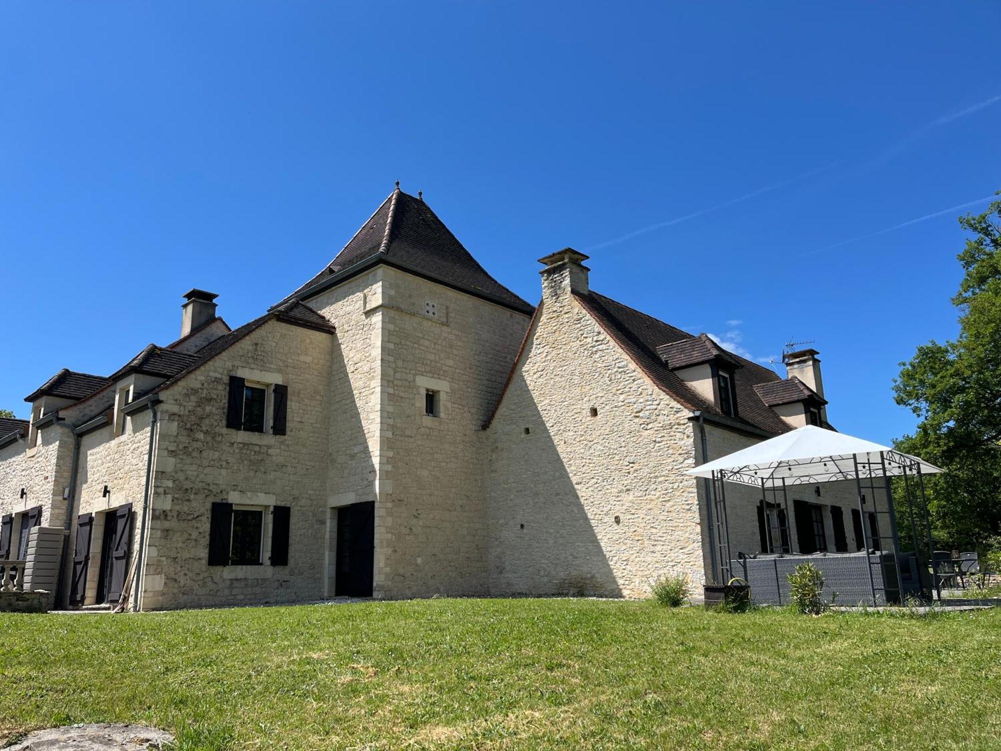 Domainerossignol Acacia Villa Gourdon-en-quercy Eksteriør bilde