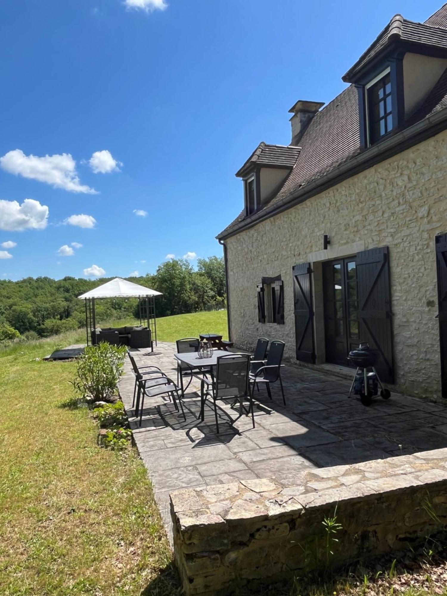 Domainerossignol Acacia Villa Gourdon-en-quercy Eksteriør bilde